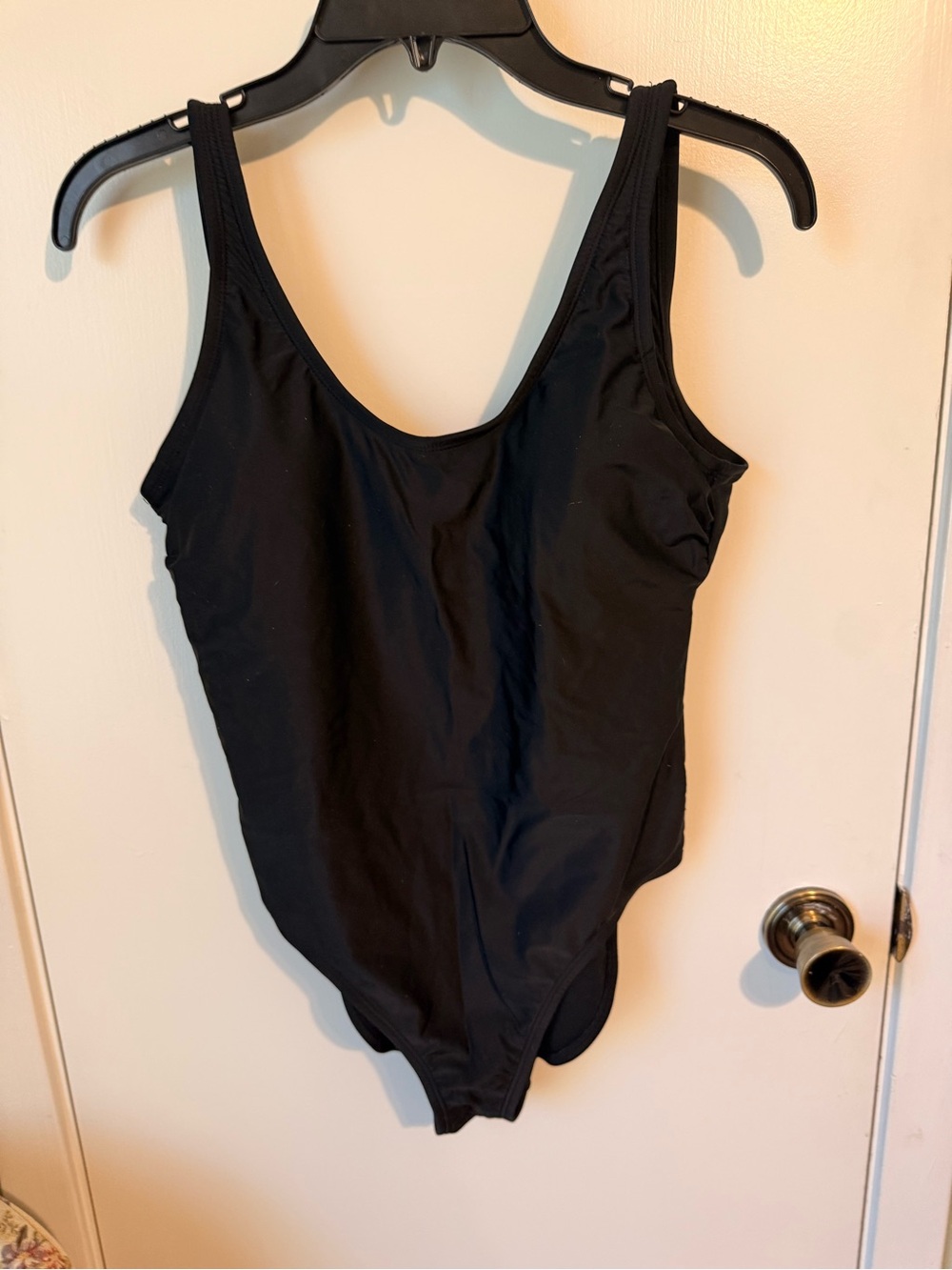 Black One-Piece Swimsuit - Classic Tank Style